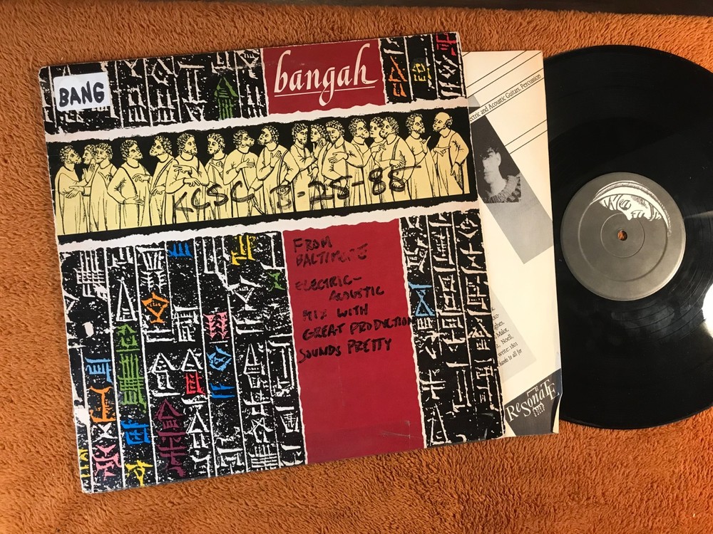 Bangah s/t ep 1984 resonate Baltimore MA new wave indie synth t4416a post punk!