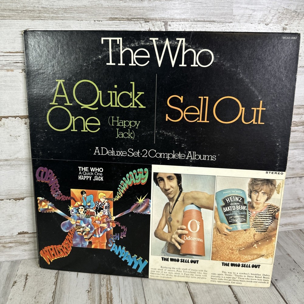 The Who A Quick One (Happy Jack) / The Who Sell Out Vinyl 2 LP MCA MCA2-4067