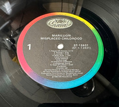 OG 🔥MARILLION “Misplaced Childhood” PROMO Limited 1st US Press Hype OIS Prog