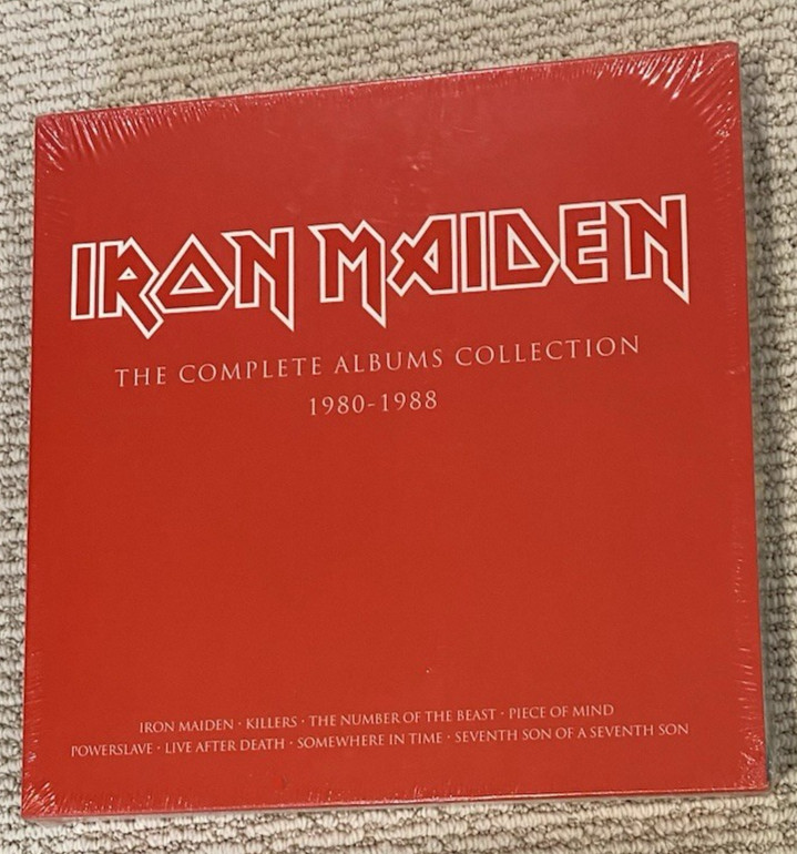IRON MAIDEN Complete Albums Collection 8LP Box Set Sealed INCLUDES ALL 8 ALBUMS