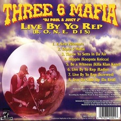 Three 6 Mafia – Live By Yo Rep [New Vinyl LP]