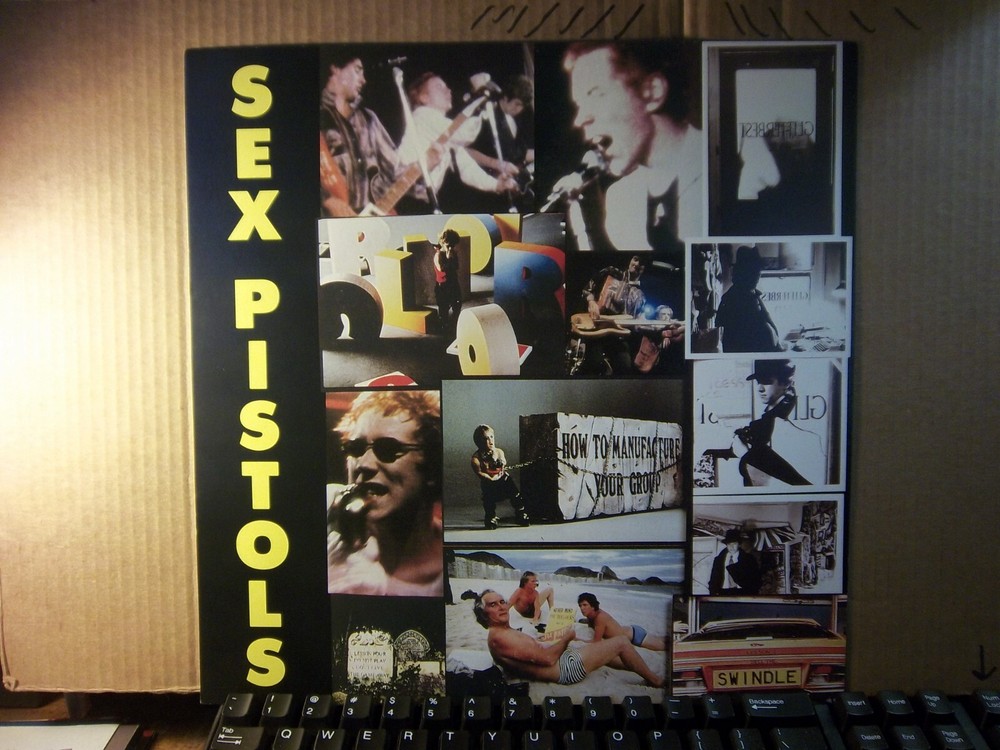 Orig Vintage Sex Pistols Swindle 1992 12×12 promoFlat/poster Not a record