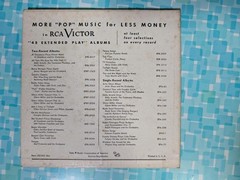Melachrino Orch, Music For Daydreaming, 1954 RCA 2 EPs, gatefold cover