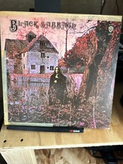 BLACK SABBATH; SELF TITLE LP #WS1871 WARNER BROS. MISPRINT “OSSIE” VG+