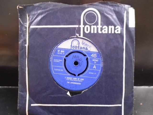 THE MINDBENDERS ” A GROOVY KIND OF LOVE ” Or.UK FONTANA EX+ COND.IN Or.SL.