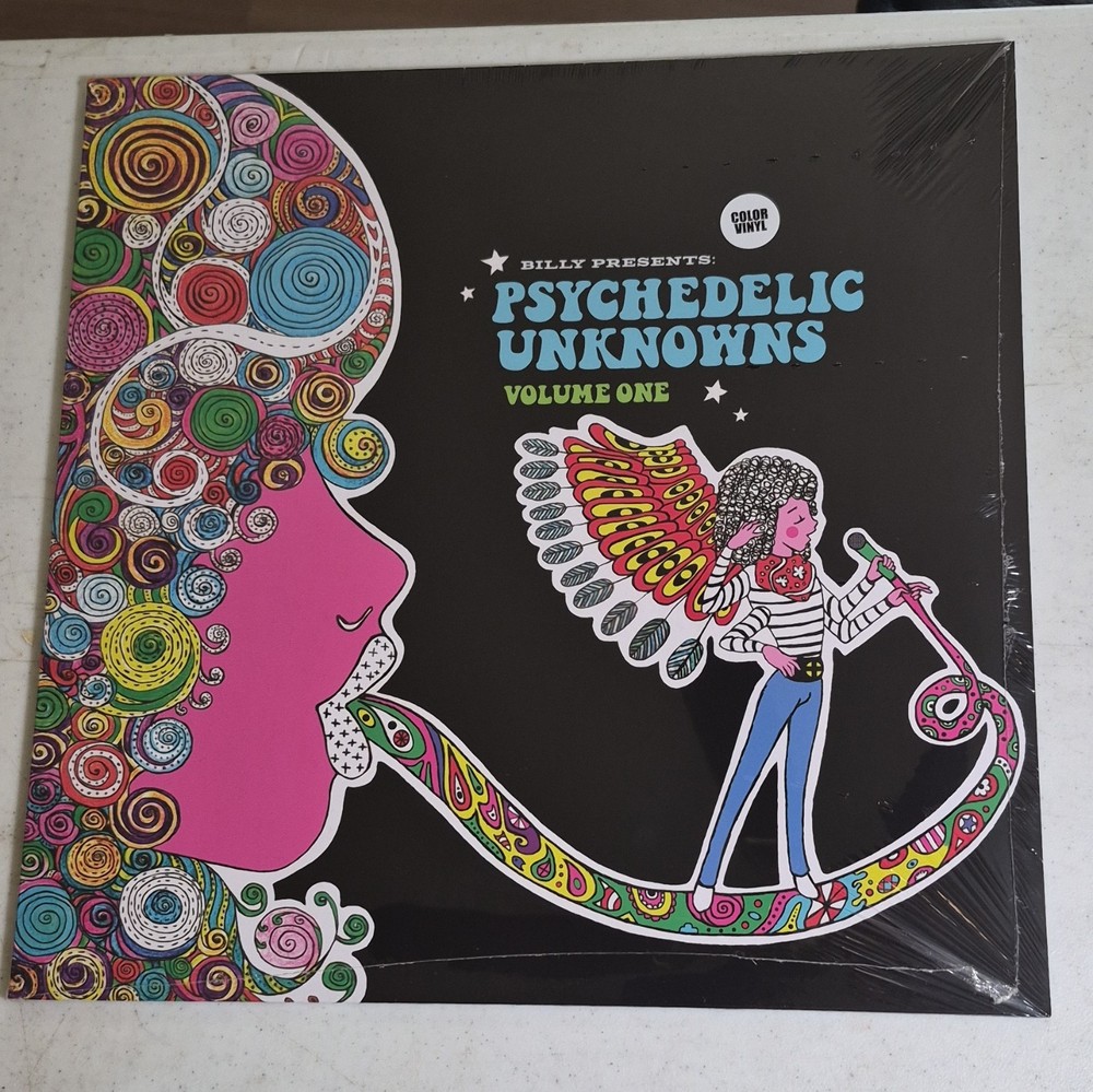 Billy Presents Psychedelic Unknowns Vol. One Limited Colored Vinyl 12″ LP