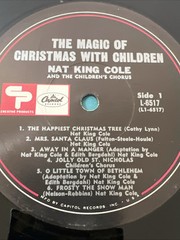 Nat King Cole Magic of Christmas with Children LP Album 1967 Capitol L6517