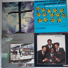 Lot of 16 Vtg VG-70s-80s Black Gospel Singers & Choirs 33 RPM Records