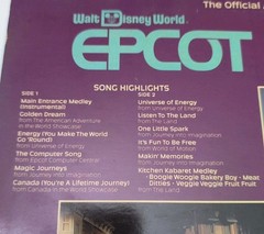 Vintage 1983 Disney EPCOT Center Official Album Vinyl LP 2519