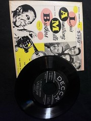Louis Armstrong and The Mills Brothers ~ 10″ Vinyl LP Decca DL 5509 1954