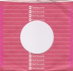 Mixed Lot of 3 ABC DOT RECORDS PINK/RED 7″ 45RPM Original Record Company Sleeves