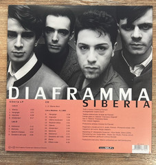 DIAFRAMMA Siberia LP Vinile + CD Ristampa Autografata Edizione Limitata Rara