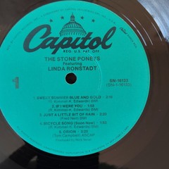 Stone Poneys Featuring Linda Ronstadt LP Vinyl Record Rock Capitol 12″ SN-16133