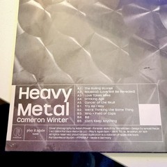 Cameron Winter LP Heavy Metal Metallic Silver COLORED VINYL Record SEALED IMPORT