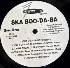 The Skatalites – Ska Boo-Da-Ba LP 2000’s Wirl Records Reissue Jamaican Press