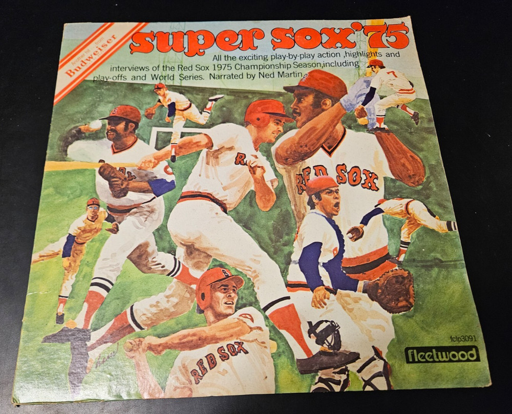 Super Sox ’75 LP Boston Red Sox Jim Rice Carlton Fisk Luis Tiant Yaz 1975