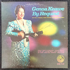 GENOA KEAWE “BY REQUEST” LP ** EX ** ULTRASONICALLY CLEANED AND TESTED **