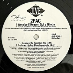 1997 – 2PAC – I WONDER IF HEAVEN GOT A GHETTO – JIVE RECORDS ORIGINAL NM PROMO