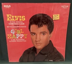Elvis Presley RCA LSP-3338 Girl Happy LP I 4S/9S Tan Rarity 1976