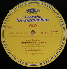 Anton Bruckner – Berliner Philharmoniker ▪ Herbert von Karajan, Symphonie Nr.
