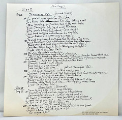The Birthday Party-Mutiny!-12″ vinyl 45 RPM-1983-Lyrics insert