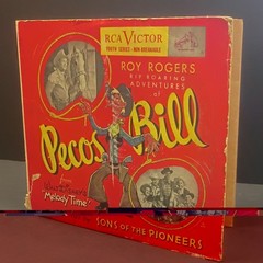 RCA Victor Youth Series Non-Breakable Roy Rogers Pecos Bill Record Sleeve