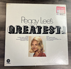 PEGGY LEE Peggy Lee’s Greatest! (Original U.S. Gatefold Cover LP) SEALED READ