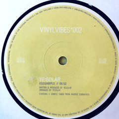 Ye:Solàr – Hithot Eggsample 12″ Record 2004 Vinyl Vibes Germany 45 RPM