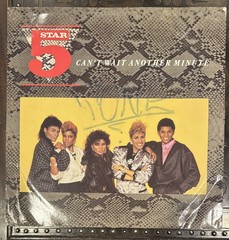 5 STAR Can’t Wait Another Minute 1986 Vinyl Record 12” UK Pressing PT 40698 *NMC