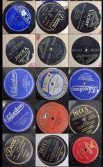 Vintage 78 Record Lot of 41 1920s-50s Victor Decca Columbia Shellac Jazz Country