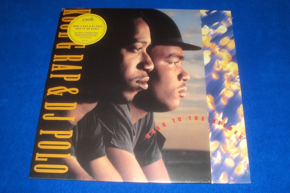Kool G Rap & DJ Polo ROAD TO THE RICHES Numbered Colored LP SEALED/Hype Sticker