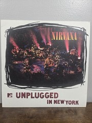 RARE READ! Nirvana MTV Unplugged In New York LP Vinyl 1994 VG Cover G+ DGC-24727