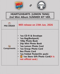 HEARTS2HEARTS [LEMON TANG] Mini Album SUMMER KIT/CD+2Book+Bag+10Card+Poster+GIFT