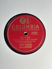 Vintage Columbia 78 RPM Benny Goodman Helen Forrest Bewitched This Is New