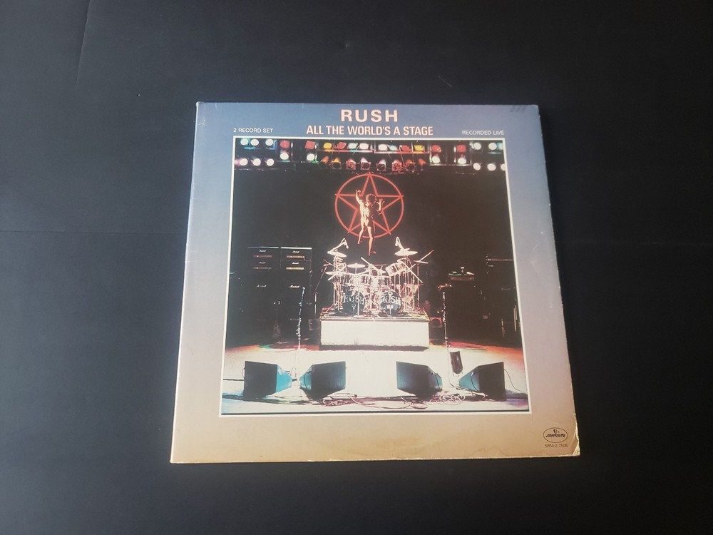 1976 VERY GOOD+ Rush ‎– All The World’s A Stage 7508 SEE NOTES! 2LP33