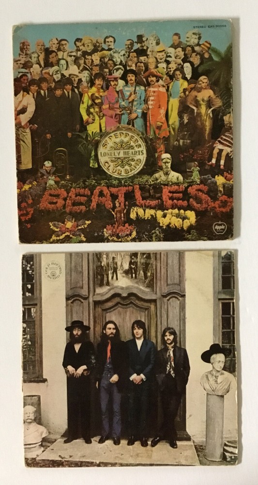 Beatles “Sgt. Pepper Lonely Hearts Club” & “Hey Jude” 33 RPM Vinyl Records