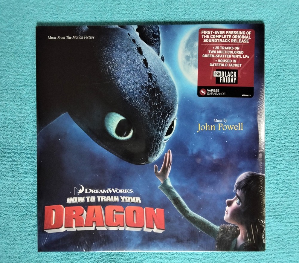 HOW TO TRAIN YOUR DRAGON Soundtrack Ost Vinyl RSD 2010 First MINT Dragon’s Eye