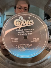 Edgar Winter’s White Trash | Roadwork | Vinyl 2xLP 1981 Epic PEG 31249 | VG+/VG+