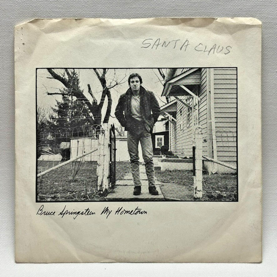 Bruce Springsteen – My Hometown / Santa Claus Is Comin’… – 1984 Vinyl 7″ – VG