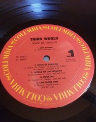 THIRD WORLD Sense of Purpose RAGGAE Vinyl LP 33RPM Record 1985 COLUMBIA RECORDS