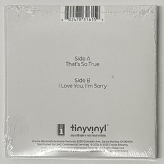 GRACIE ABRAMS THAT’S SO TRUE / I LOVE YOU TINY VINYL 4” TARGET EXCLUSIVE SEALED