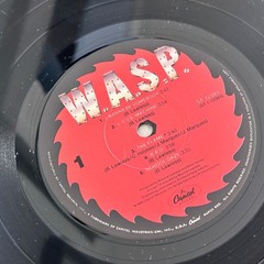 (EX) W.A.S.P. “Self Titled WASP” 1984 1st OG US Press LP Gold Stamped Promo
