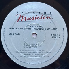 Chick Corea Again And Again The Joburg Sessions Vinyl LP 1983 Elektra Musician