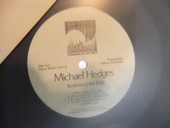 MICHAEL HEDGES BREAKFAST IN THE FIELDS LP ON WINDHAM HILL RECORDS NEAR MINT
