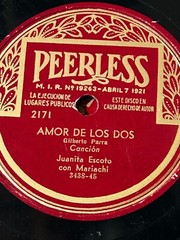 Peerless Latin MEXICO 1920s Juanita Escoto Mariachi-Amor De Los Dos/Nueva Vida