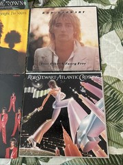 LOT 7 ALBUM VINYL LP Rod Stewart VG+ Lyrics Insert Booklet Gatefolds Rare Rock
