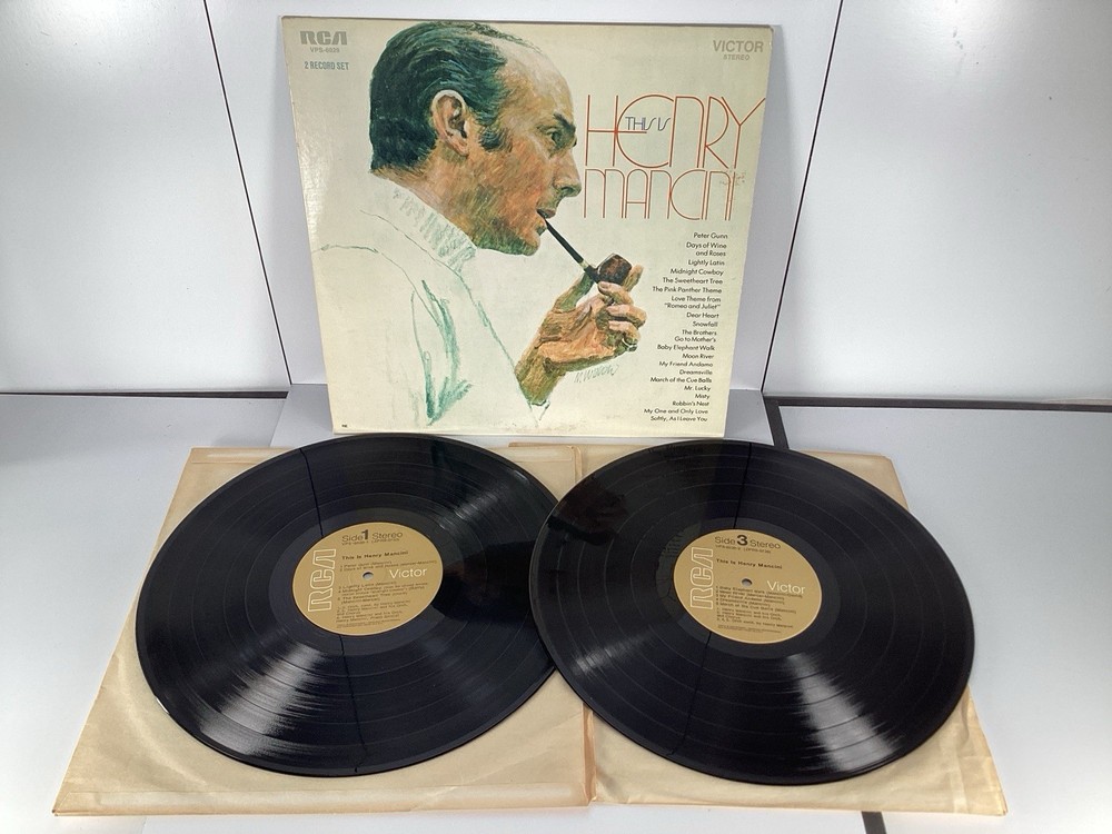 THIS IS HENRY MANCINI~GREATEST HITS RCA Victor VPS-6029 2x Vinyl Stereo VG+