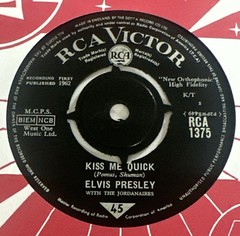 Elvis Presley – Kiss Me Quick 1963 RCA 7” Vinyl Record EX / M