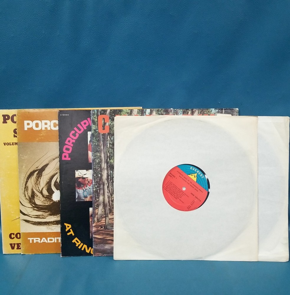 VTG Lot Of 6 Native American Tribal Folk 12″ LPs