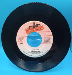 James Brown 45 RPM Out of Sight/Bewildered Collectables Records TESTED EX